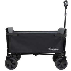 All-in-One Convertible Folding 4-Wheel Trolley with Bench Seat