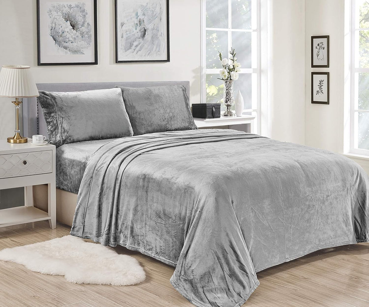 Faith, Hope, Love Home Decor Luxury Elegance Extra Soft Velvet Touch Microplush Sheet Set