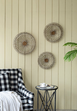 Set of 3 Jennings Metal Discs Wall Decor