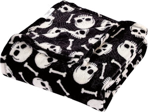 Happy Halloween Microplush Throw Blanket (50 X 60 Inch) - Pumpkins