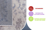NAAR PAYAS Traditional Non-Shedding and Stain Resistant Area Rug