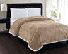 Decor&More Ultra Lush Reversible Sherpa Corduroy Blanket