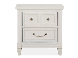 Willowbrook - Drawer Nightstand - Egg Shell White With Slight Rub Through