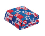 Decor&More American Pride Collection Microplush Throw Blanket (50" x 60")