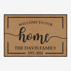 Custom Welcome Door Mat