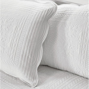 6 Piece Reversible Scalloped Edge Daybed Cover Set