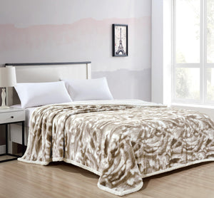 Faith, Hope, Love Home Decor King Size Alaska Faux Fur Sherpa Blanket