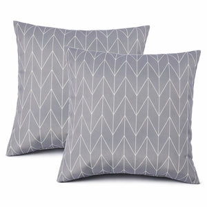 2 Pack Outdoor Throw Pillows, Waterproof & Fade-Resistant (18x18 Inch)