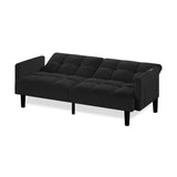 Velvet Futon Couch Convertible Folding Sofa Bed