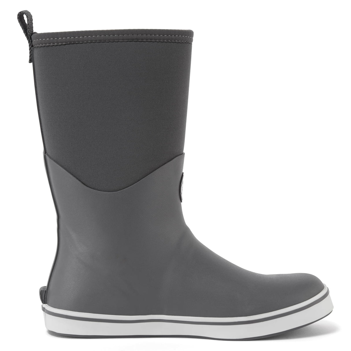 Gill Mens Hydro High Performance Mid Length Fishing Deck Rain Boot Waterproof Insulated Ash Grey