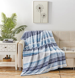 FAITH, HOPE, LOVE HOME DÉCOR Amor Eterno Heart Throw Blanket – Ultra Plush 50" x 60" Sherpa Fleece, Alaska Taupe, Soft Cozy Decorative Heart Throw for Bed & Sofa