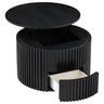 Round Lift Top Coffee Table With Hidden Storage For Living Room