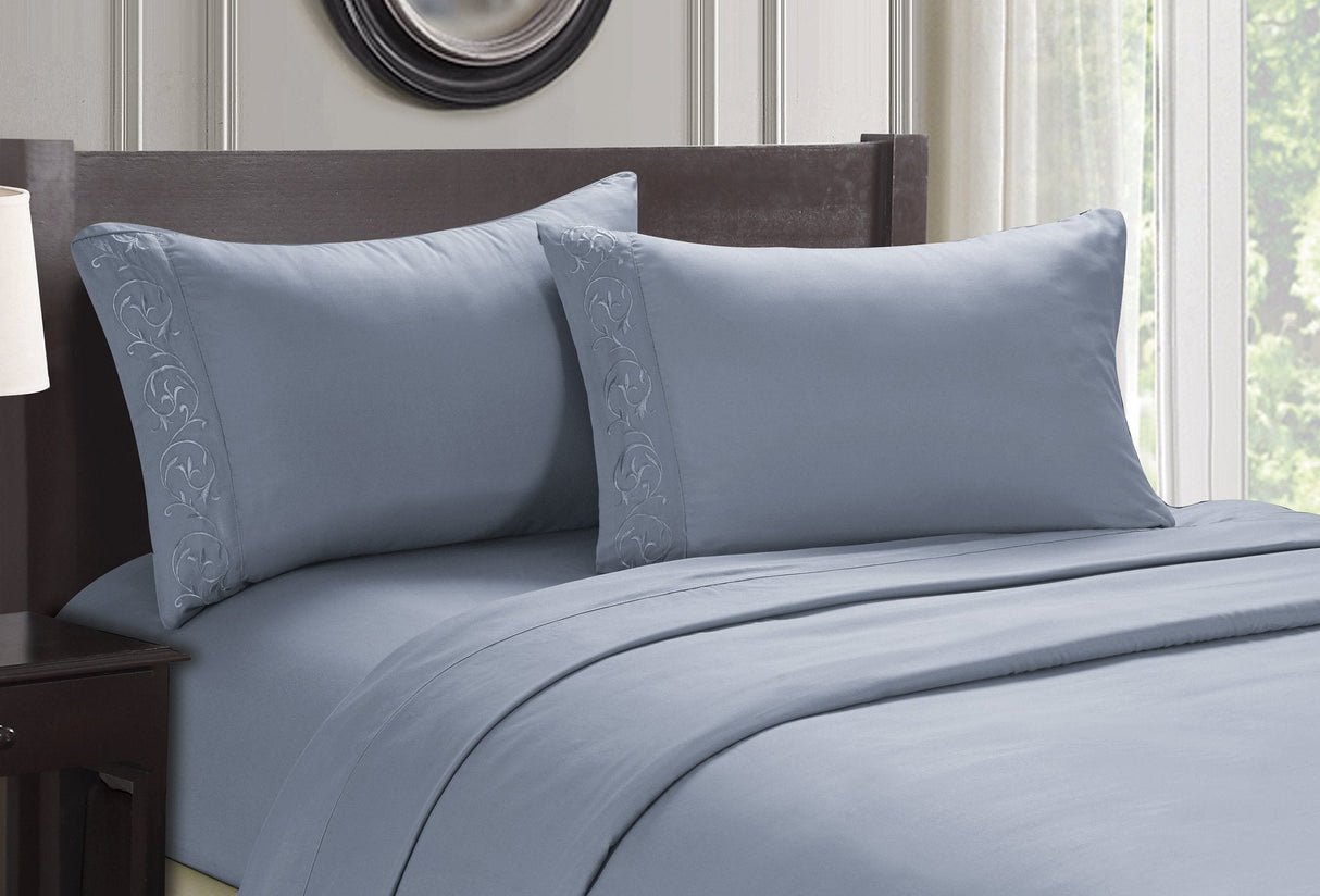 Faith, Hope, Love Home Decor Ultra Lush Soft Touch Venus Embroidered Sheet Set