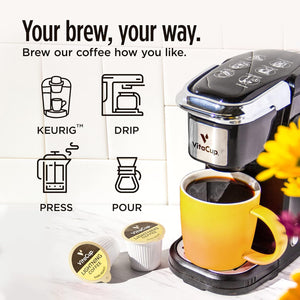 Slim Organic Coffee Pods with Diet Support Bold Flavor