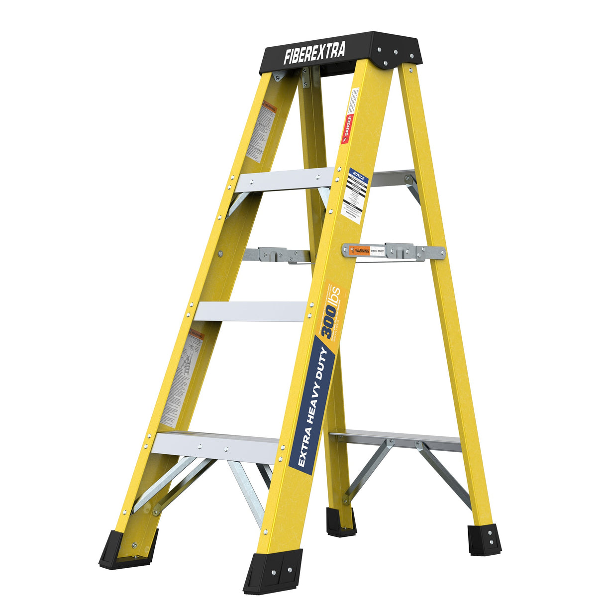 Fiberglass Reinforced Single Side Ladder – 4-Step