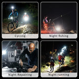 2-Pack Rechargeable COB Keychain Work Lights – EDC Flashlight with Folding Stand & Bottle Opener for Camping, Fishing, and Emergencies