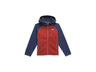 LLBean Kids Sweater Fleece Hooded Color Block