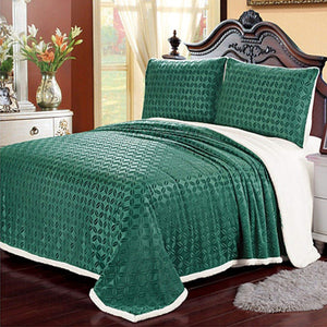 Faith, Hope, Love Home Decor Home Essentials Fantasia Sherpa Blanket