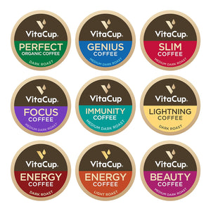Slim Organic Coffee Pods with Diet Support Bold Flavor