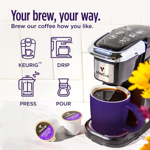 Slim Organic Coffee Pods with Diet Support Bold Flavor