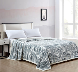 Faith, Hope, Love Home Decor King Size Alaska Faux Fur Sherpa Blanket