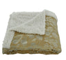 Faith, Hope, Love Home Decor Home Essentials Silver Flower Sherpa Plush Throw
