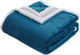 Home essentials braided sherpa blanket