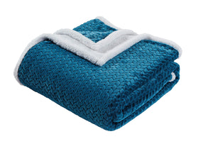 Faith, Hope, Love Home Décor Home Essentials Braided Sherpa Blanket
