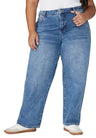 ELOQUII Women's Plus Size The Loose Fit Jean - 14, Medium Wash