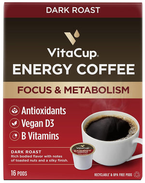 Slim Organic Coffee Pods with Diet Support Bold Flavor