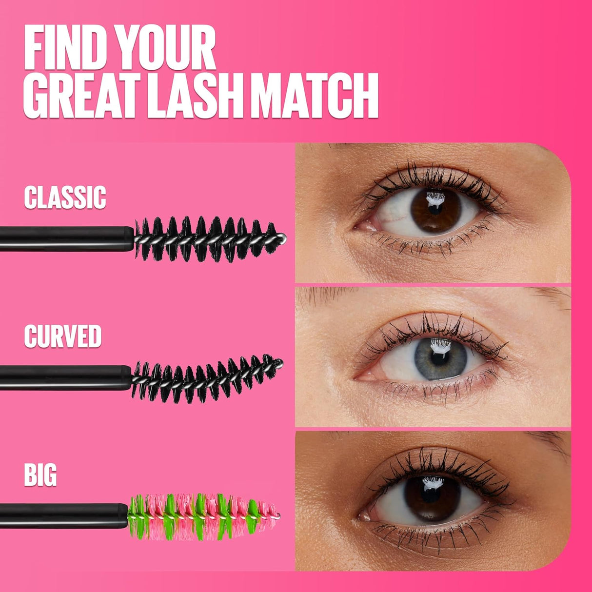 2-PACK Maybelline Great Lash Washable Mascara Makeup, Volumizing Lash-Doubling Formula That Conditions As It Thickens, Very Black