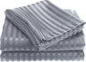NobleHouse 1800 Series Wrinckle Resistant Embossed Stripe Sheet Set