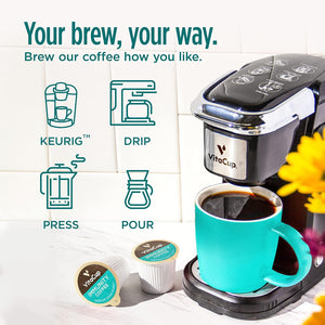 Slim Organic Coffee Pods with Diet Support Bold Flavor