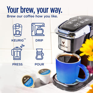 Slim Organic Coffee Pods with Diet Support Bold Flavor