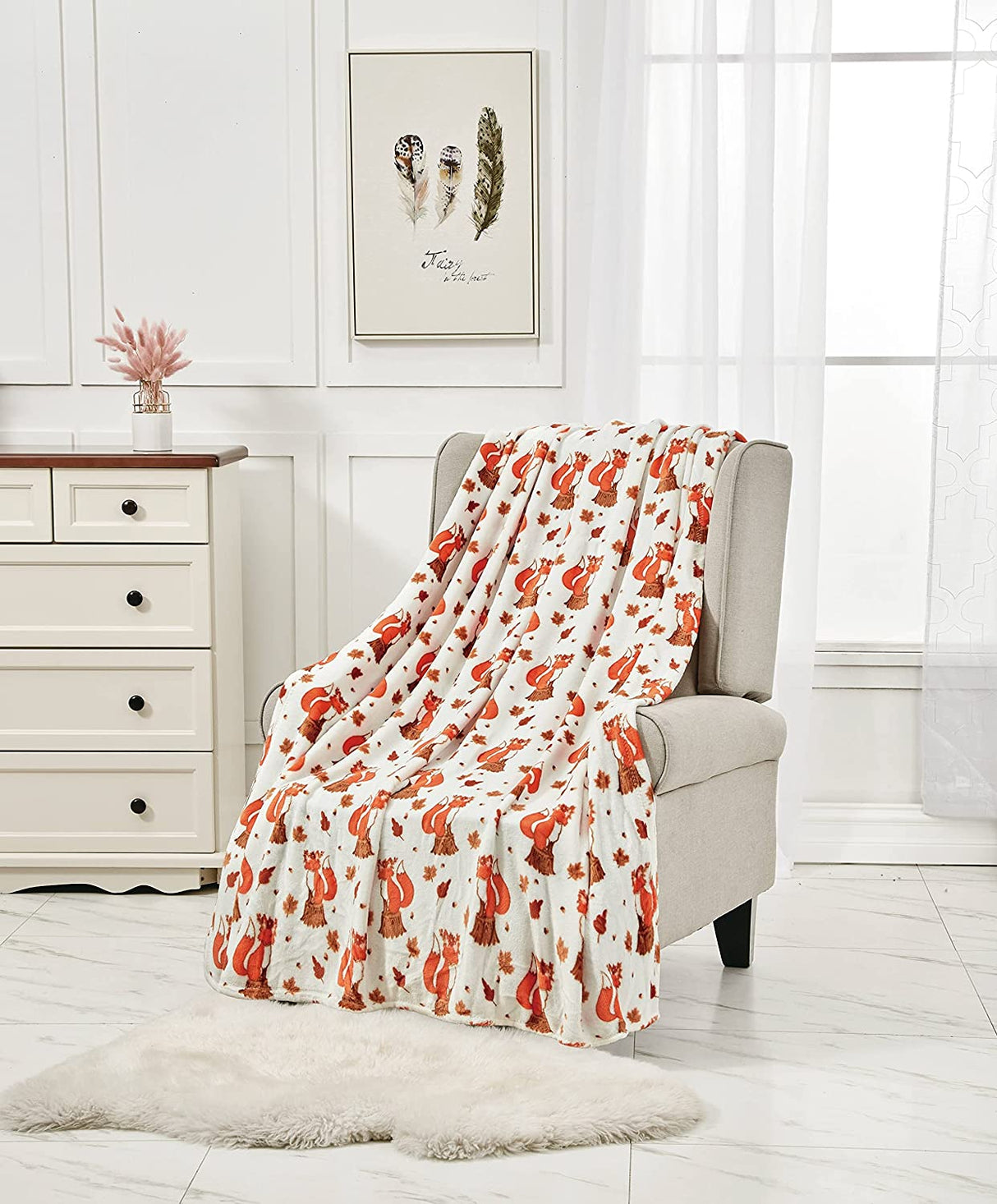 Happy Halloween Microplush Throw Blanket (50" x 60")