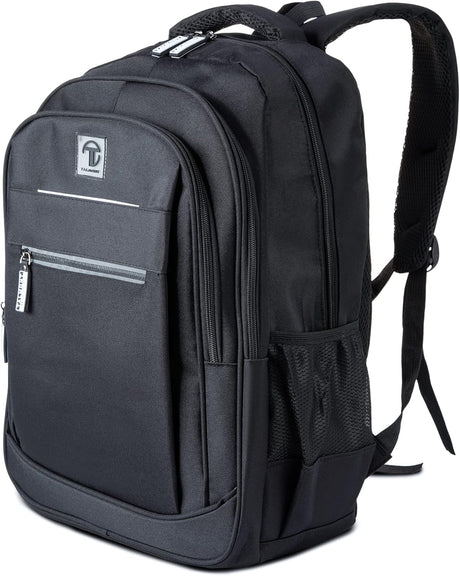 Talmont Extra Large Laptop Backpack – Travel Carry-On, Fits 17" & 15.6" Laptops, Water-Resistant Anti-Theft Business Bag for Men & Women