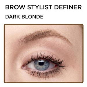 2-PACK L'Oreal Paris Makeup Brow Definer Waterproof Eyebrow Pencil, Ultra-Fine Mechanical Pencil, Draws Tiny Brow Hairs and Fills in Sparse Areas and Gaps, , 0.003 Ounce