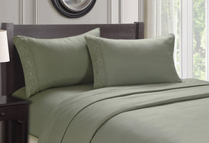 Faith, Hope, Love Home Decor Ultra Lush Soft Touch Venus Embroidered Sheet Set