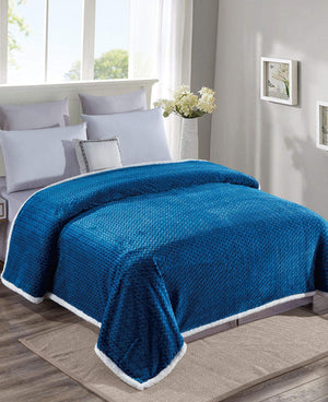 Faith, Hope, Love Home Décor Home Essentials Braided Sherpa Blanket