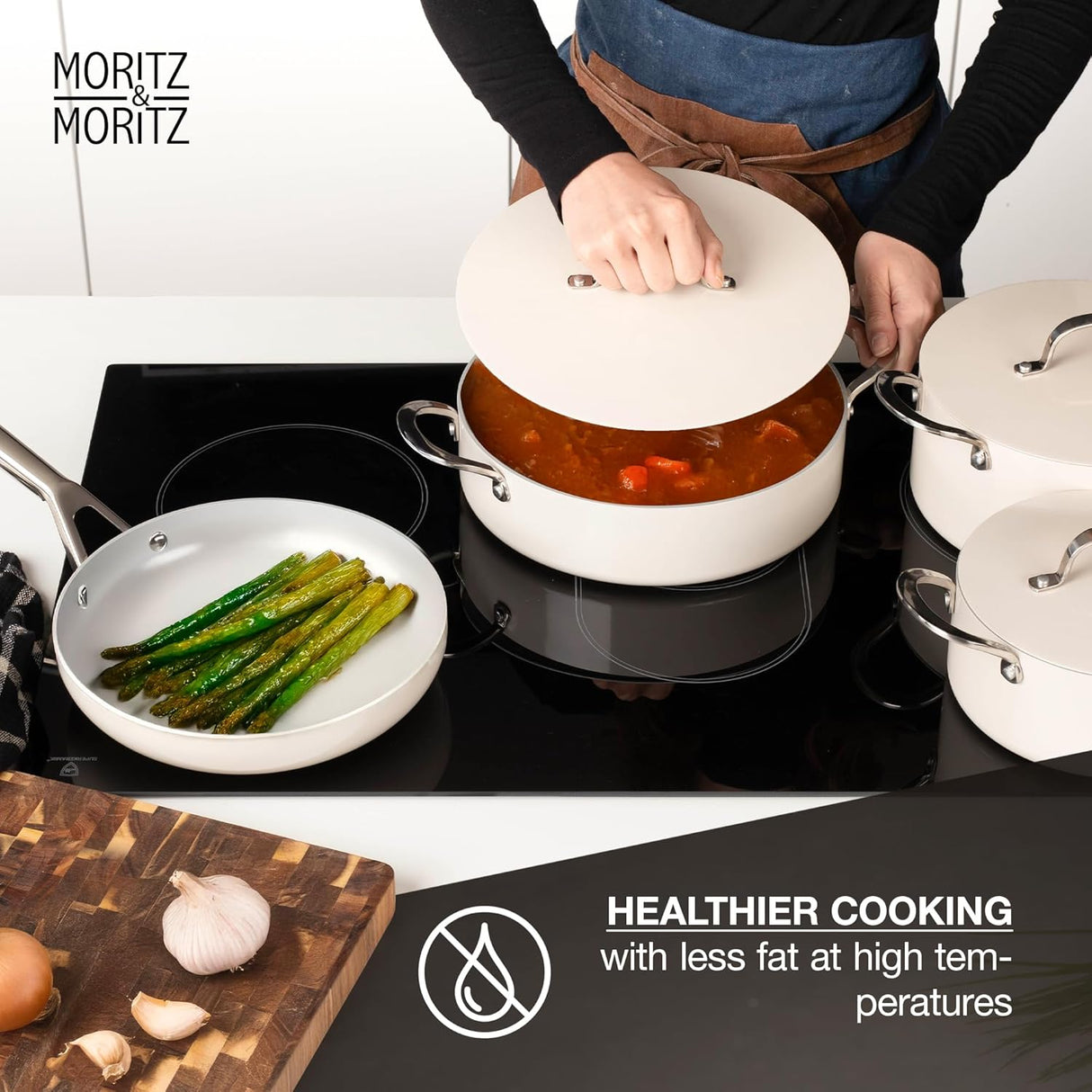 7-Piece Cast Aluminum Cookware Set with Lids