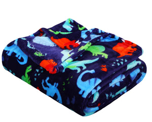 Decor&More Tropical Summer Novelty Velvet Fleece Throw Blanket (50" x 60")
