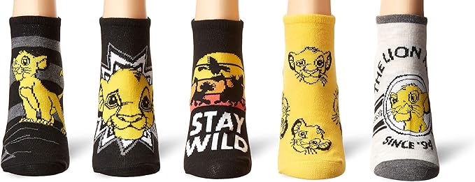 20-Pairs Licensed Assorted Kids' No-Show Socks