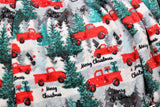 Festive holiday microplush throw blanket (50" x 60")