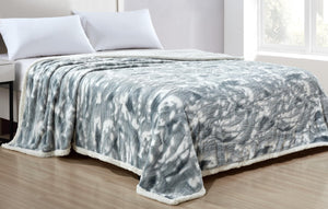 Faith, Hope, Love Home Decor King Size Alaska Faux Fur Sherpa Blanket