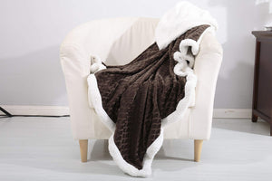 Decor&More Home Essentials Mermaid Oversized Sherpa Blanket