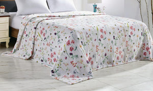 Faith, Hope, Love Home Decor Primavera In Bloom Oversized Luxe Plush King Size Blanket