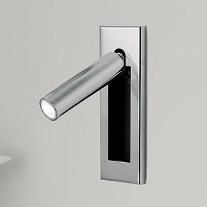Recessed Folding Bedside Wall Sconce with Warm LED | Flush Reading Light for Bedrooms
