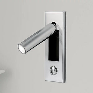 Recessed Folding Bedside Wall Sconce with Warm LED | Flush Reading Light for Bedrooms