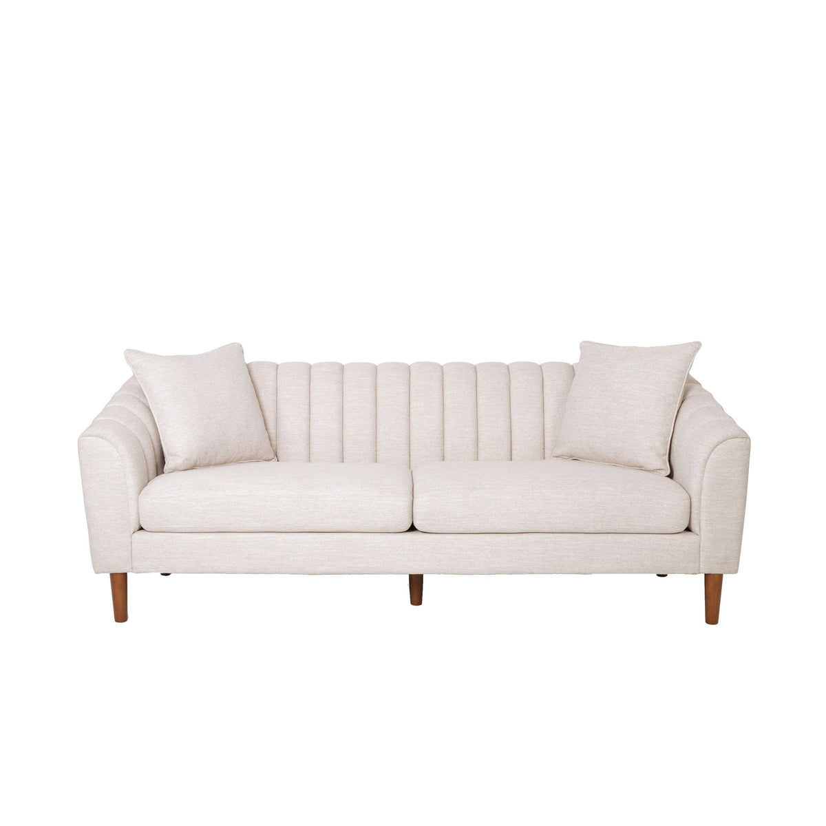 Contemporary 3 Seater Sofa With Accents