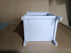 Modern Nightstand with Drawer and Open Shelf